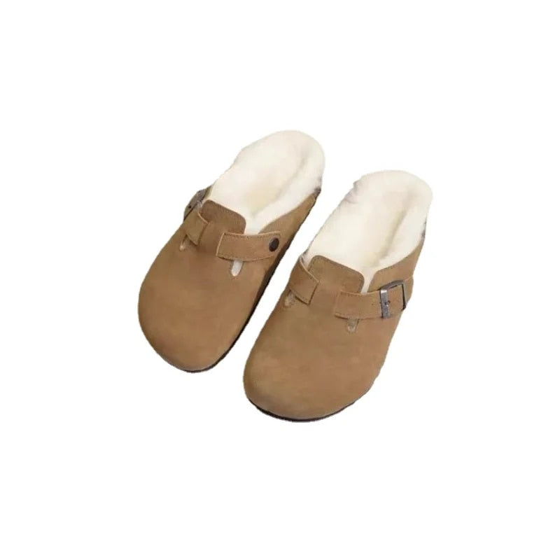 Eleganti Pantofole Danalux con Pelliccia- Il Calore e lo Stile per Ogni Donna