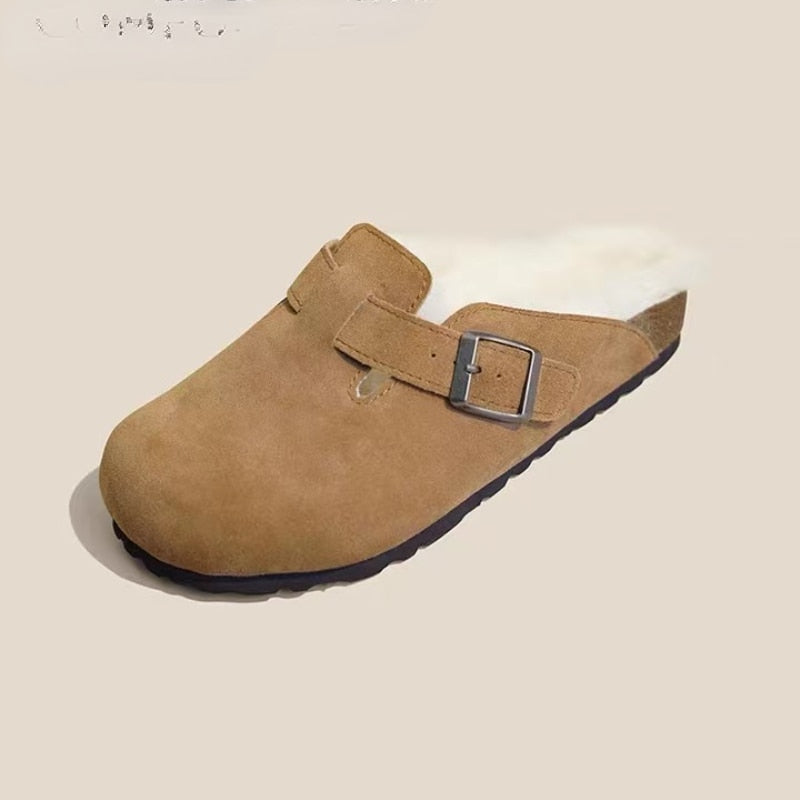 Eleganti Pantofole Danalux con Pelliccia- Il Calore e lo Stile per Ogni Donna