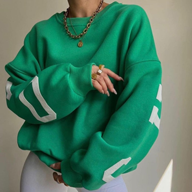 Eleganza Amplificata: Felpa Oversize Alexandra