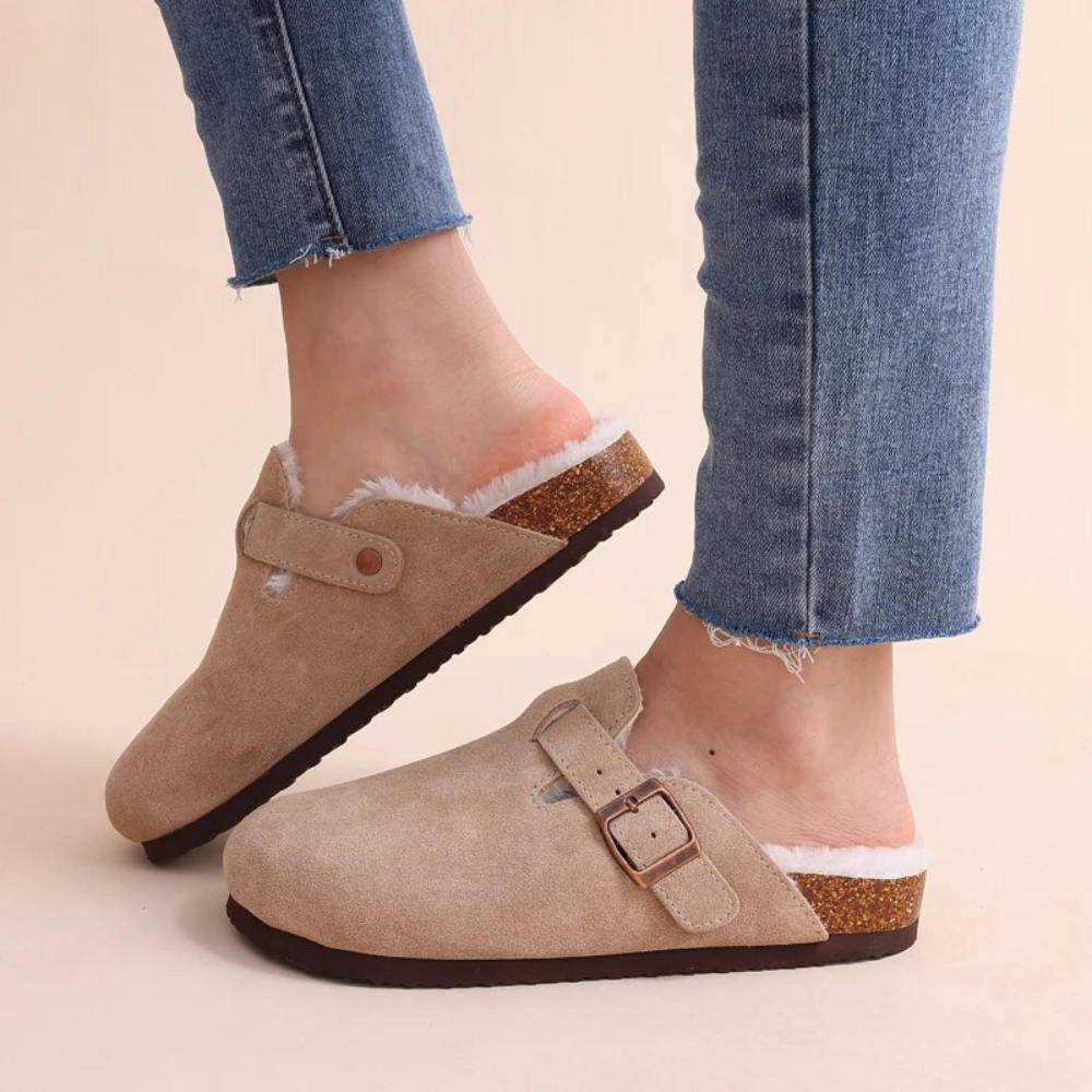 Eleganti Pantofole Danalux con Pelliccia- Il Calore e lo Stile per Ogni Donna