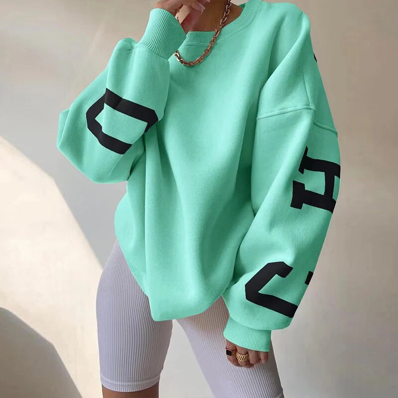 Eleganza Amplificata: Felpa Oversize Alexandra