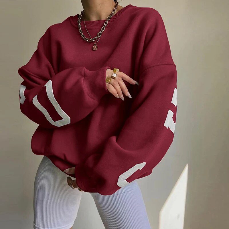 Eleganza Amplificata: Felpa Oversize Alexandra