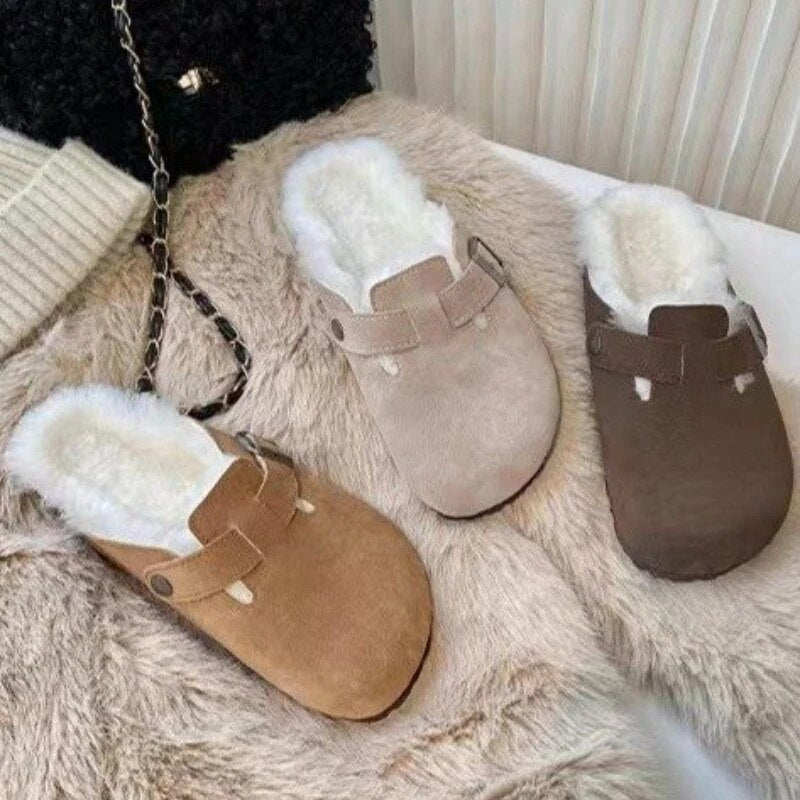 Eleganti Pantofole Danalux con Pelliccia- Il Calore e lo Stile per Ogni Donna